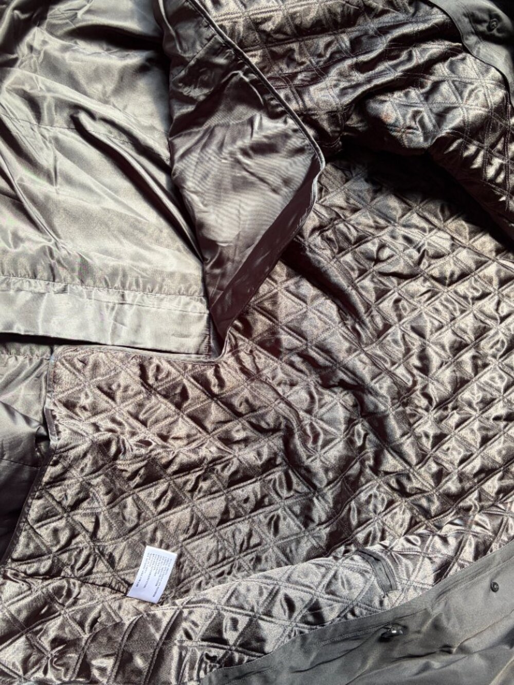 Delta Airlines Trench coat oeko tex standard 100 Size XL Tall Men's NWT - Picture 3 of 11